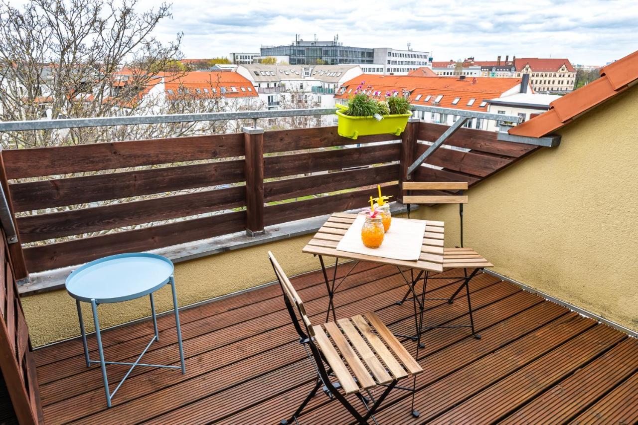 Blue Chili 19 Schoene Dachterasse Zentral Modern Bis 4 Pers Magdeburgo Exterior foto